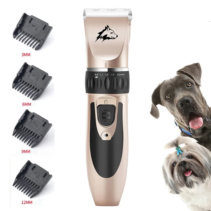 

Professional Dog Cat Hair Clipper USB Charging Pet Hair Trimmer Scissors Grooming Electric Shaving Cut Machine