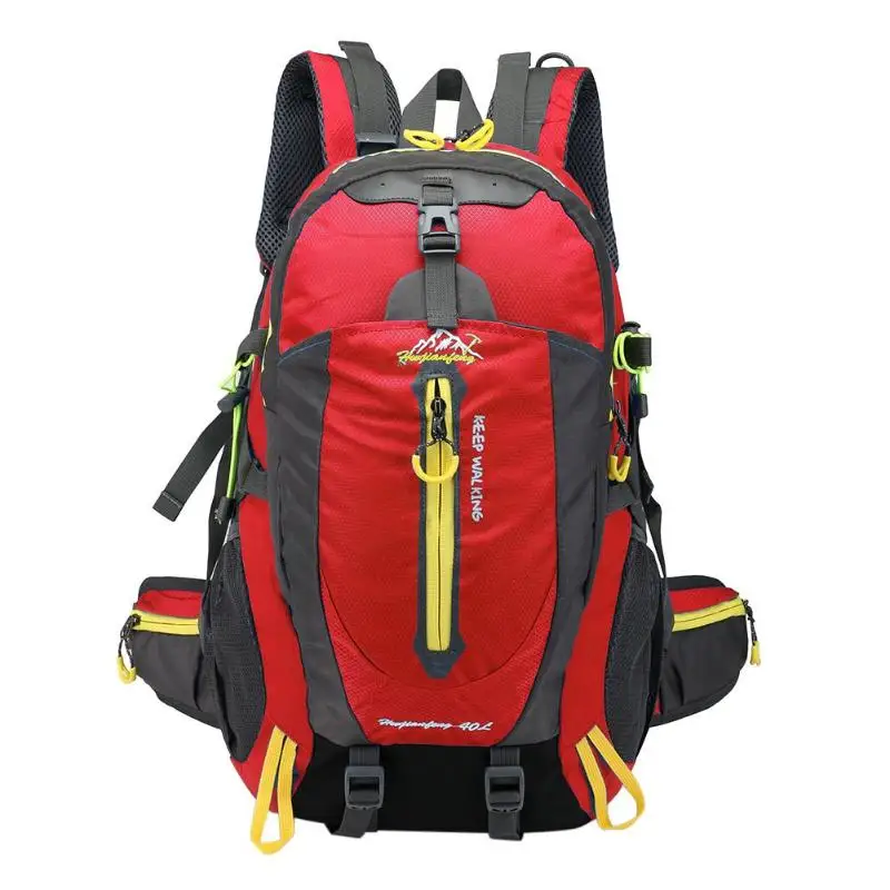 

40L Waterproof Tactical Backpack Hiking Bag Cycling Climbing Backpack Laptop Rucksack Travel Outdoor Bags Men Women Sports Bag