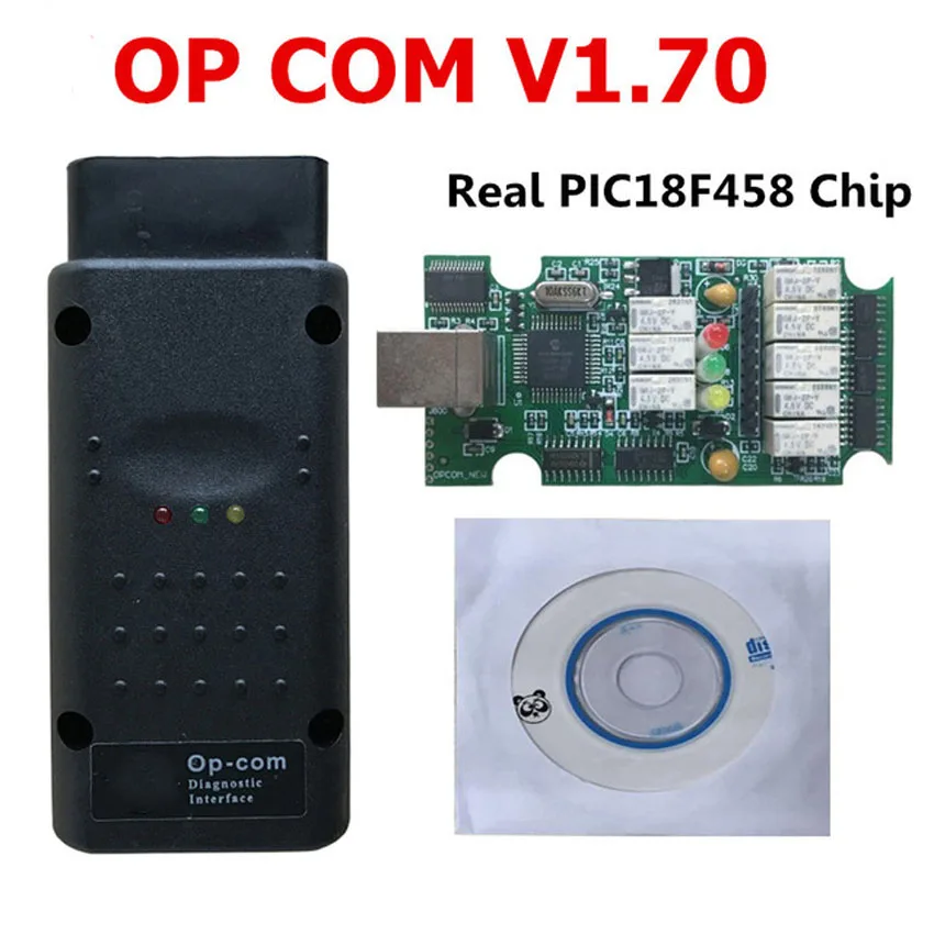 

Hot OP COM for opel V1.70 OPCOM with Best Green PCB Real PIC18F458 chip OBD2 CAN BUS for Opel obd2 Professional diagnostic Tool