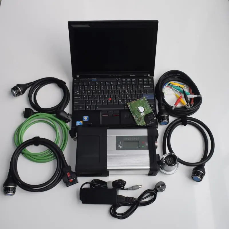 Супер MB Star C5 SD Подключение к ноутбуку x201 i7 диагностический ноутбук с mb star c5