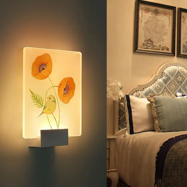 3d Night Light Applique Murale Luminaire Led Wall Lamp Bathroom Mirror