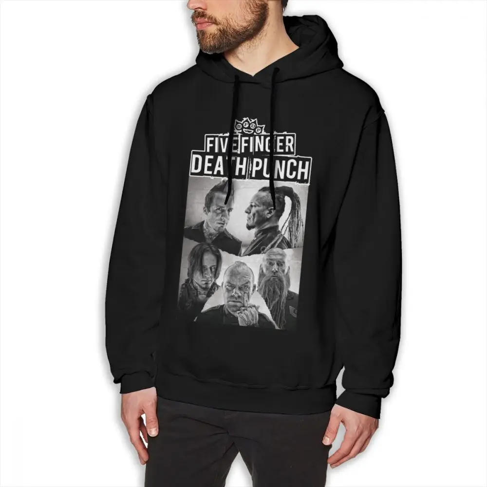 

Five Finger Death Punch Hoodie Five Finger Death Punch Hoodies Streetwear Cotton Pullover Hoodie Grey X Long Male Winter Hoodies