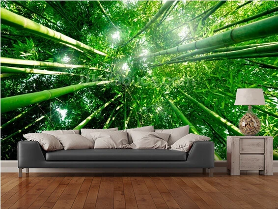 カスタム写真壁紙 竹林 3d壁紙壁画用リビング ルーム寝室レストラン背景防水塩ビ壁紙 Mural Decoration Wallpaper Muralwallpaper Bricks Aliexpress