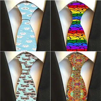 

Fashion Printed Neck Ties for Men Casual Plaid Tie Gravatas Mens Neckties cosplay Wedding 150*8cm Slim Men Ties 6S-LD40
