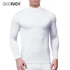 Mens Long Johns Tops Thermal Comfortable Warm Men's Turtleneck Thermo Underwear Tops Breathable Thin Plus Size Long johns 5109 ► Photo 2/6
