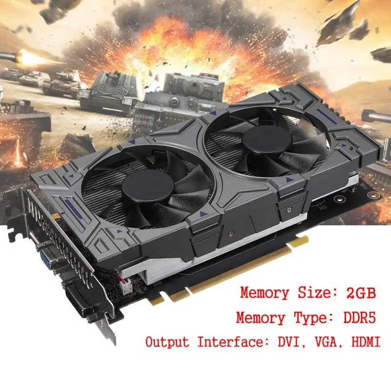 

GTX 1050 2GB DDR5 128Bit VGA DVI HDMI Graphics Card