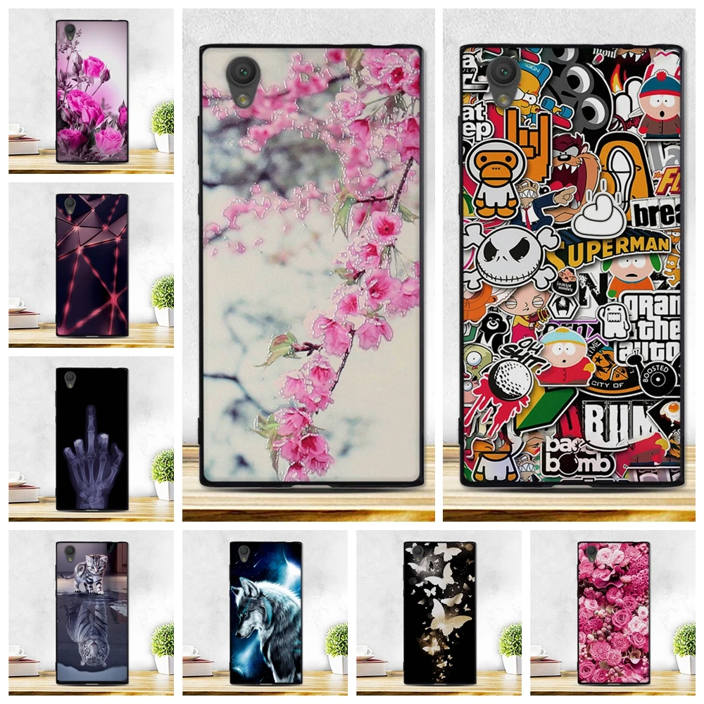 

For Sony Xperia L1 G3311 G3312 Case 5.5inch Soft Silicone Back Shell For Sony Xperia l1 Case Cover for Sony Xperia L1 Phone Case