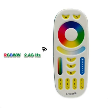 

2.4G Mi Light 4-Zone RGBWW/RGBW RF LED Wireless Remote Group Controller For LED RGB+CCT Strip Light Bulb Down Lamp Light Dimmer