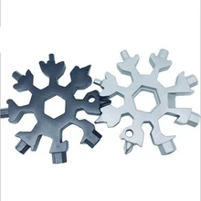 18 в 1 мульти-Инструмент карты комбинации компактный и портативный Открытый продукты Снежинка Инструмент карты