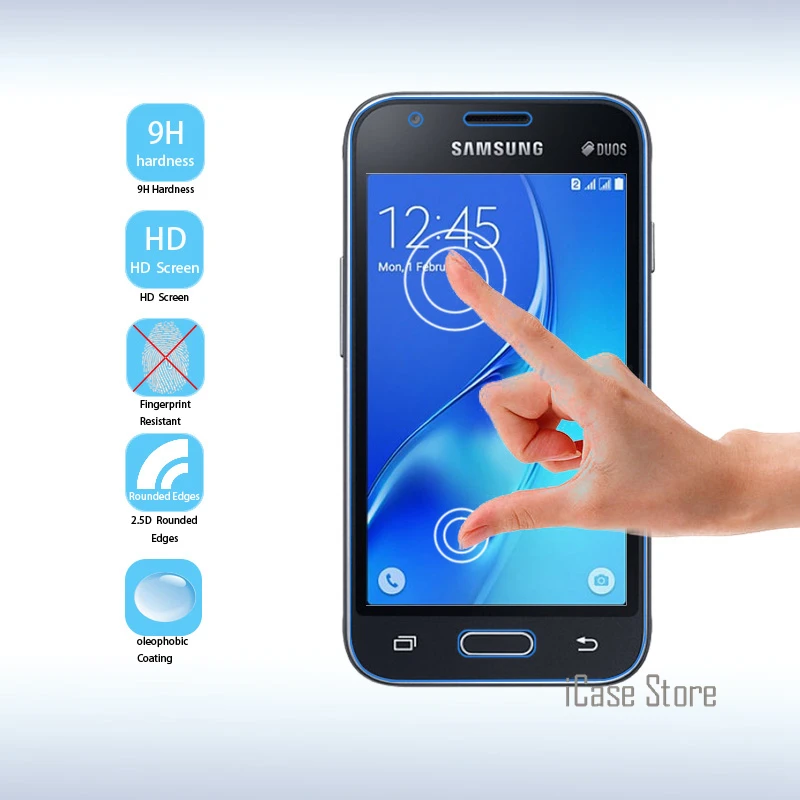 

9H Tempered Glass Screen Protector For Samsung Galaxy J1 Mini 2016 J105 J1Mini SM-J105H J1 mini Prime J106 Protective Film Case