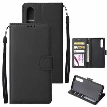 

10pcs/lot free shipping Solid color Wallet PU Leather +TPU Case for Huawei P30 P30Pro P30Lite Nova 4E With Photo Frame Card