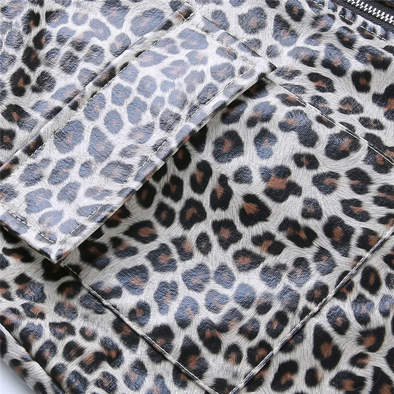 2019 Skirt Women Fashion Women Sexy Leopard Print Zipper Leather Short Mini Tight buttocks Skirt faldas mujer moda R10 (12)