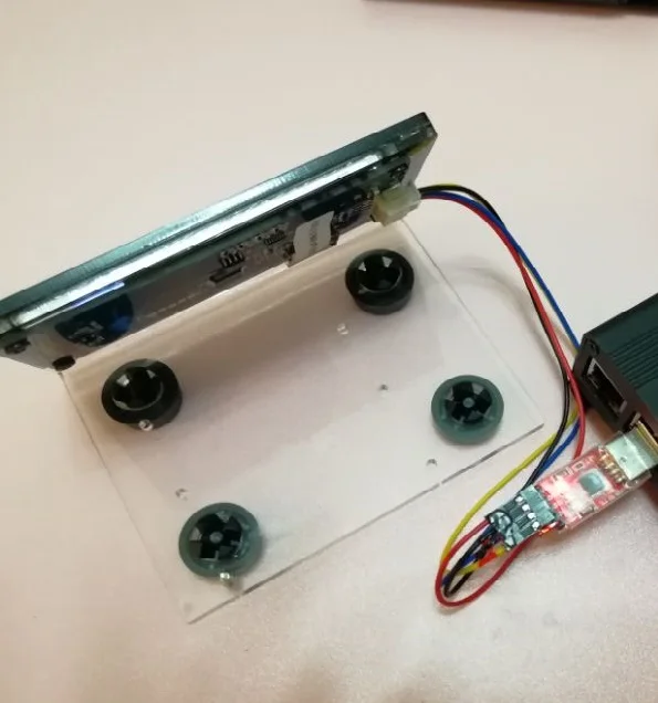 MMDVM ЖК дисплей (акриловый &quotL&quot чехол + экран Nextion 4 3/3 2 ''+ адаптер USB для