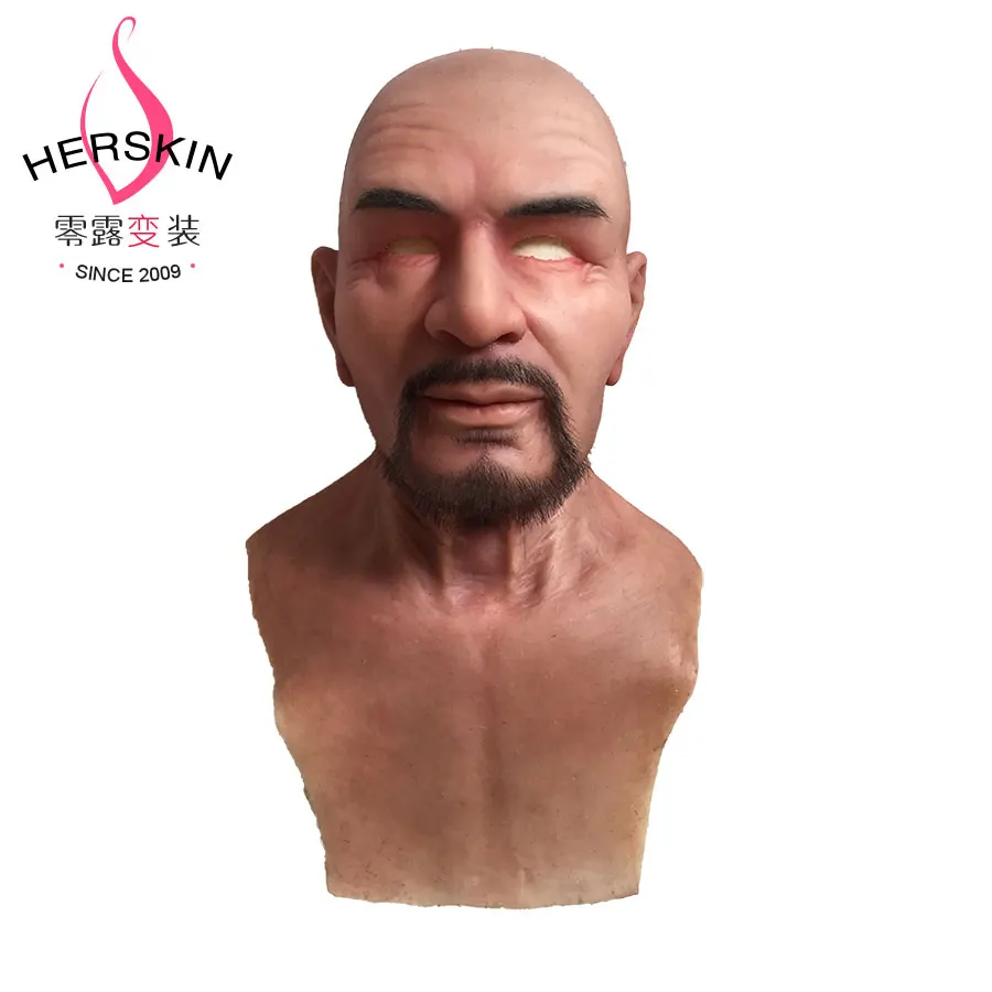 Full Head Adult Mask Realistic Crazy Rubber Party Cosplay Halloween