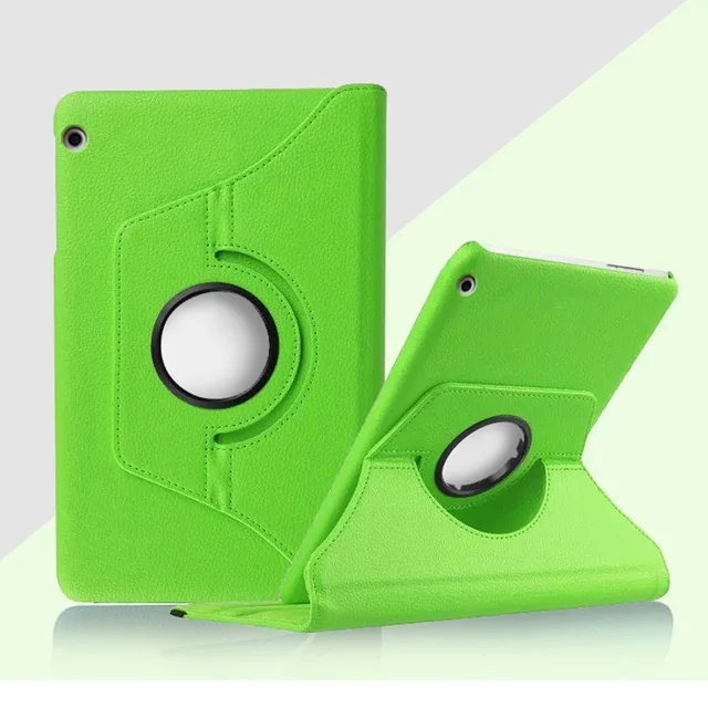 360 градусов вращающийся кожаный чехол для huawei MediaPad T5 10 AGS2-W09 AGS2-L09 AGS2-L03 10,1 ''Планшеты - Цвет: Green