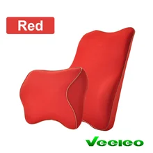 Универсальный съемный подголовник автомобиля поясничного Поддержка комплект автокресло удобный пены памяти подушку