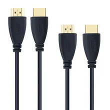 High-Speed HDMI Cable 1m 2m 3m 5m Gold-Plated, Supports Ethernet, 3D, 4K and Audio Return and all other available HDMI functions