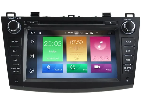 Excellent Ips screen Android 8.0 Car Dvd Navi Player FOR MAZDA 3 2010 2011 2012 gps auto stereo audio multimedia 1