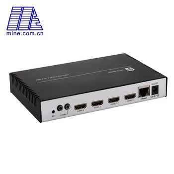 

Factory Price 4 Channel H.265 HDMI 4 in 1 IP Streaming Encoder Support HTTP RTSP RTMP UDP ONVIF
