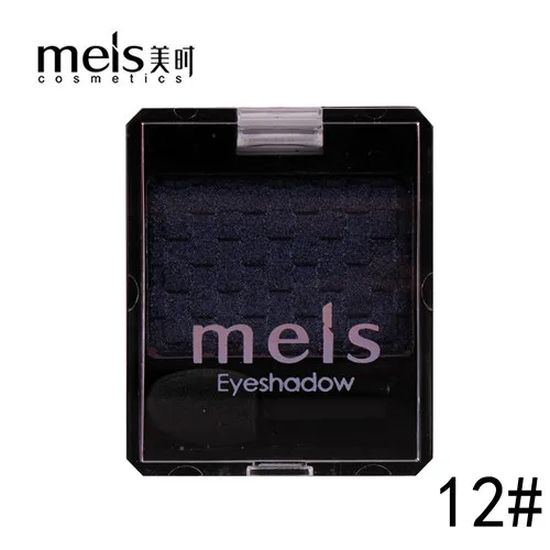 Бренд MEIS, палитра теней для век, профессиональный макияж, тени для век, один цвет, палитра теней для век, красота, блеск для глаз, MS, 6101 - Цвет: 12