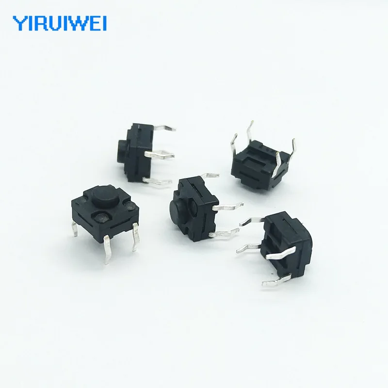 

6X6X5mm 4pin waterproof DIP Tactile Tact Mini Push Button Switch Micro Switch Momentary 50pcs/lot