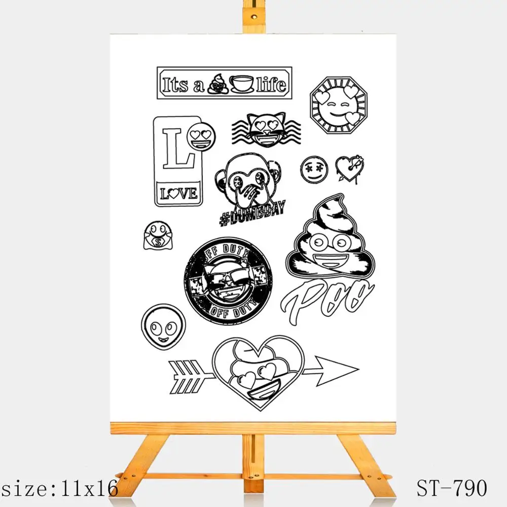 

Zhuoang New ST-790 / beautiful style design / transparent seal / silicone seal DIY scrapbook album / card