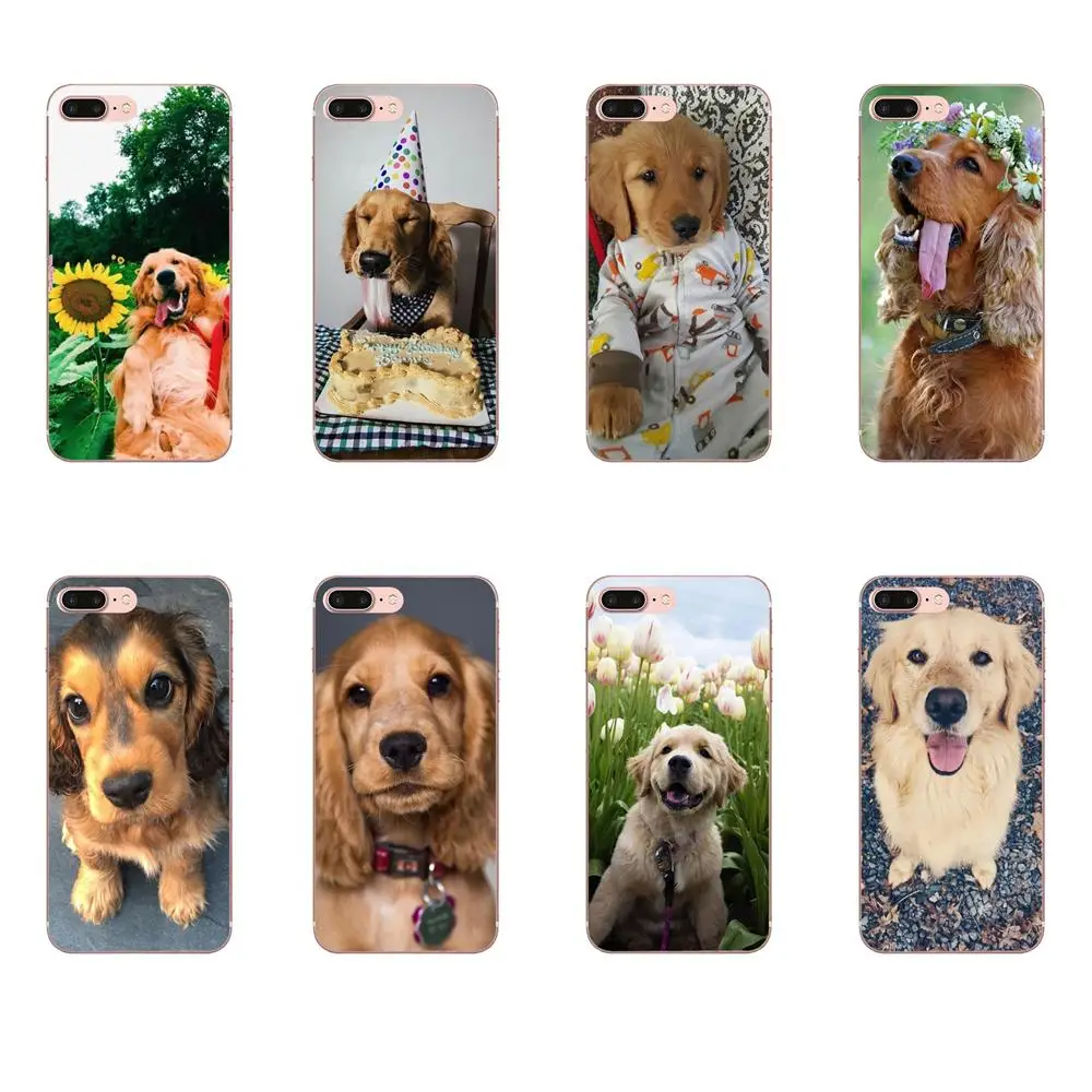 

Cocker Spaniels Dog Puppies Soft Unique Design High Quality Phone Case For Xiaomi Redmi Note 2 3 3S 4 4A 4X 5 5A 6 6A Pro Plus