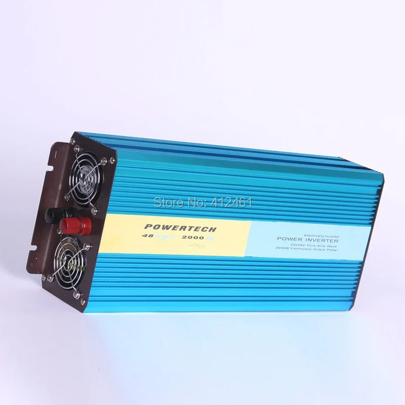 

2000W Power Inverter Pure sine wave DC 12V TO AC 220V Car Auto Solar Power Converter Peak Power 4000W