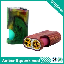 Arctic Дельфин Янтарный Squonker mod 510 нить прочная деревянная Нержавеющая сталь Материал 7 мл блок впрыскивания Е-сигарета коробка