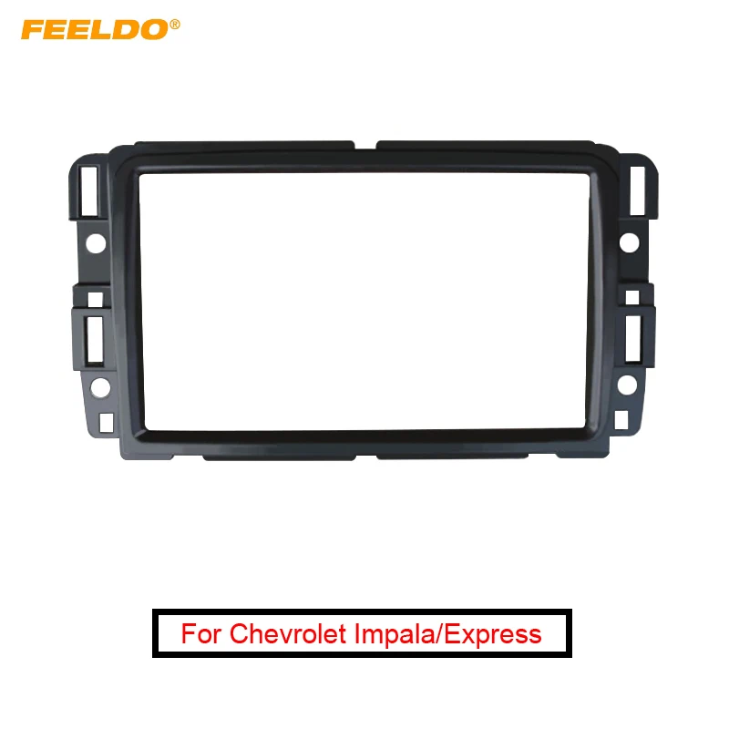 FEELDO автомобильный 2Din Радио Стерео DVD фасции рамка для CHEVROLET Traverse BUICK Enclave GMC Acadia Dash
