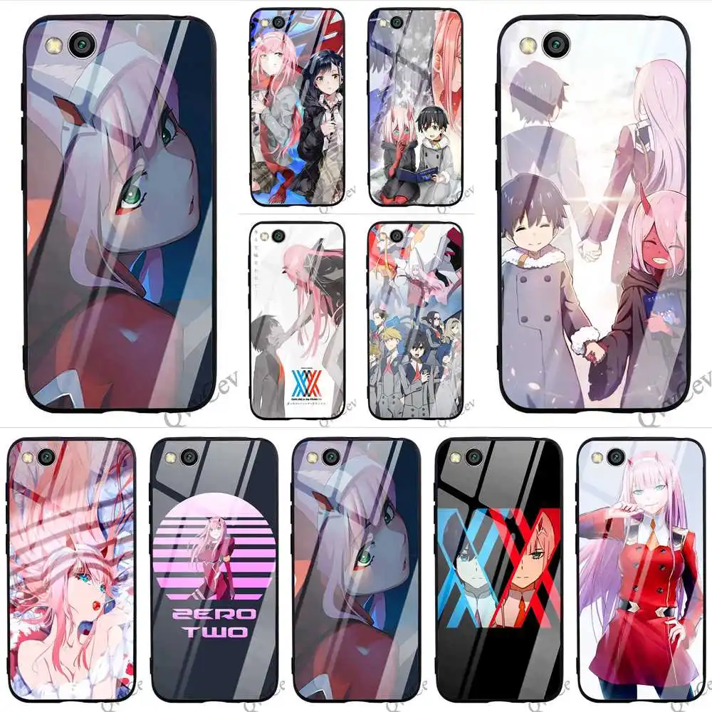

Colorful Darling in the Franxx Tempered Glass Phone Cover for Xiaomi Redmi Note 6 Case A1 A2 Mi 9 8 Lite F1 4X 6A 7 5 Pro Cases