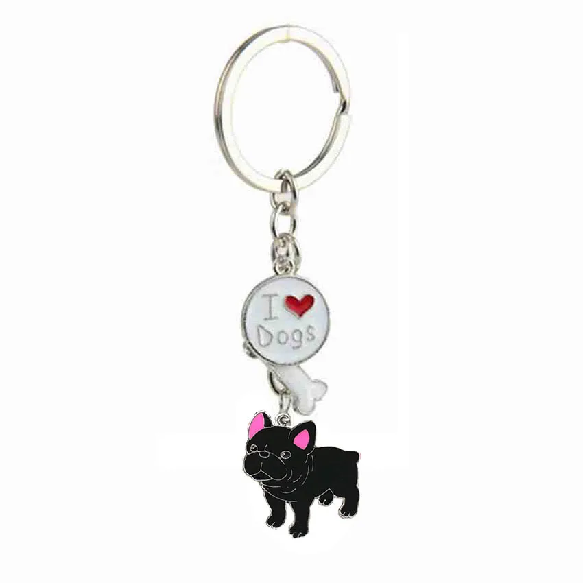 

Russell Terrier Key Chains For Women Men Girls Silver Color Alloy Metal Dog Pendant Key Ring Car Keychain Bag Charm Keyring