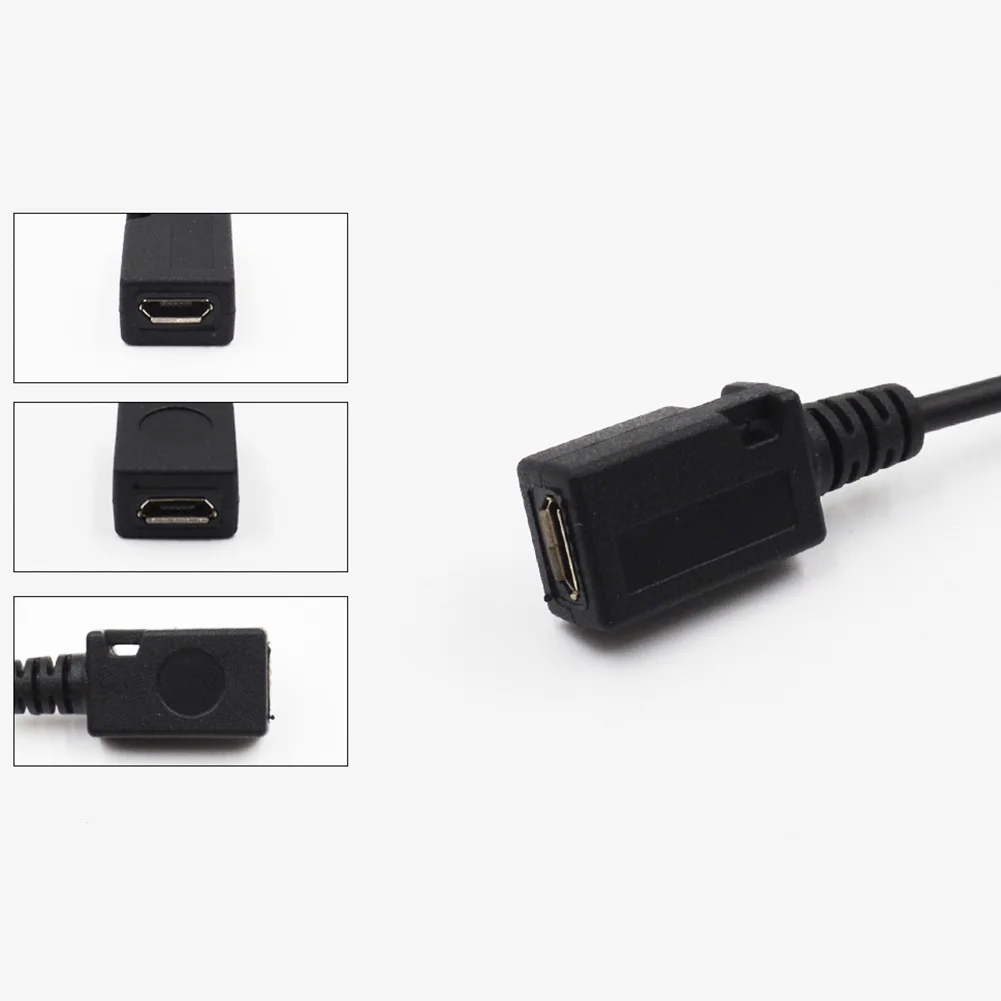 

2 In 1 OTG Micro USB Host Power Y Splitter USB Adapter to Micro 5 Pin Male Female Cable SD998