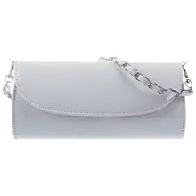 Новая мода кошелек цепь плечо кросс-боди сумка женские клатчи с каменным узором кожаные женские кошельки