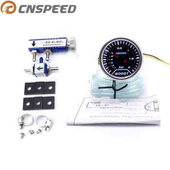 

CNSPEED 2 "52mm Car Turbo Boost Gauge-1 2Bar + Adjustable Turbo Boost Automatic Controller Kit 1-30 PSI YC101225