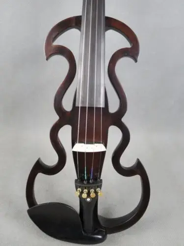 Nice-sound-SONG-streamline-4-4-electric-violin-w-case-bow-solid-wood-5286