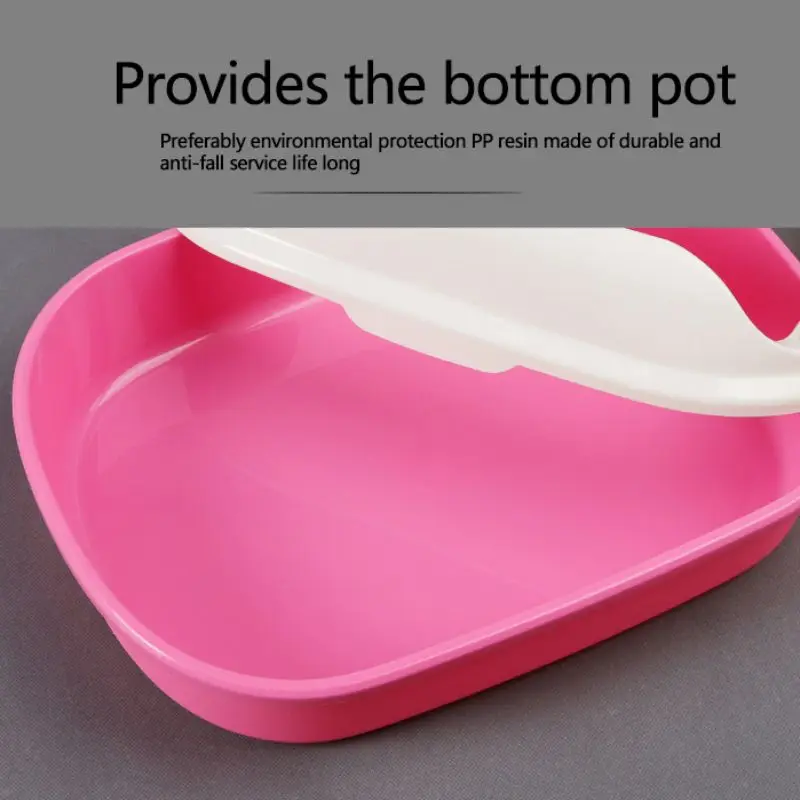 Pet Cats Litter Boxes Toilet Bedpan Easy Clean Cats Toilet Anti-Splash Toilette Puppy Kitty Home Plastic Litter Boxes