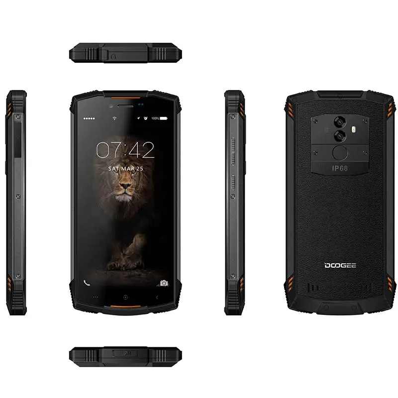 DOOGEE S55 IP68 Водонепроницаемый MTK6750T 18:9 полный экран 5500 мАч 5," дюймов Восьмиядерный 4G+ 64G Android 8,0 отпечатков пальцев Смартфон