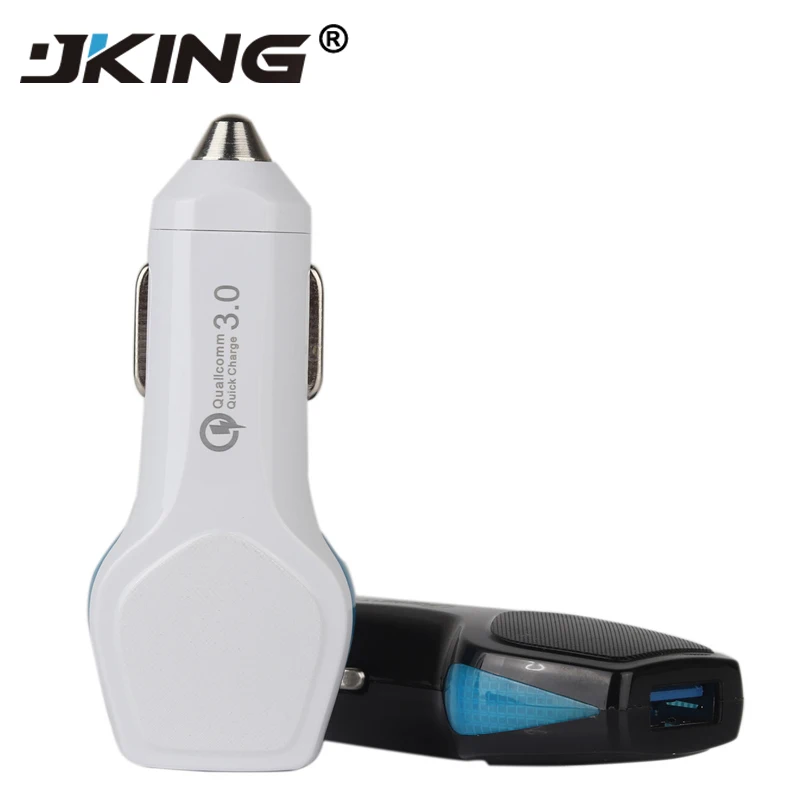 JKING USB быстрое Зарядное устройство QC 3 0 Автомобиля для iPhone 8 X samsung S9 Xiaomi