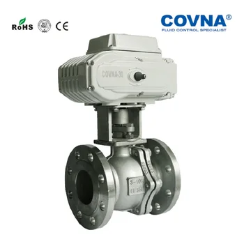

6 Inch Electric Flanged Stainless steel ball valve full port on/off type