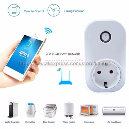

EU US WIFI Smart Power Plug Socket Remote WIFI Plug Timer Switch with Charging Protection & DHL/UPS/FEDEX/EMS Free Shipping