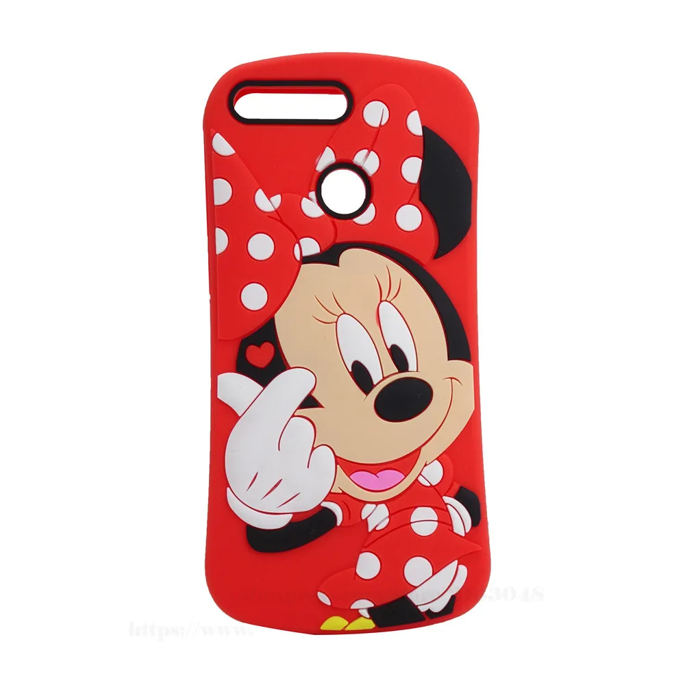 Cute Finger heart Minnie Silicone case For Huawei Honor 7A pro Case Y6 PRIME 2018 5.7&quot Honor7A 7Apro |