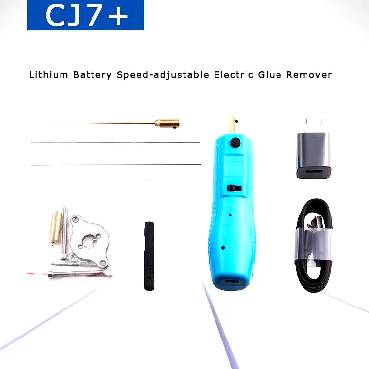 

CJ7+ OCA Glue Remover Tool Glue Clean Machine LCD Screen Repair Lithium Battery Speed-adjustable Electric Glue Remover