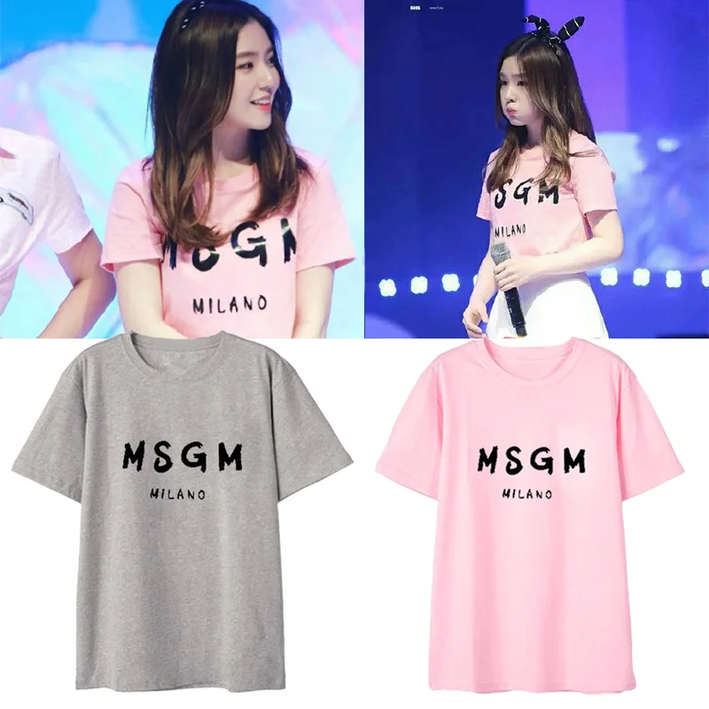 

RED VELET WENDY IRENE C Short Sleeve Summer Loose Tshirt Top MH2001