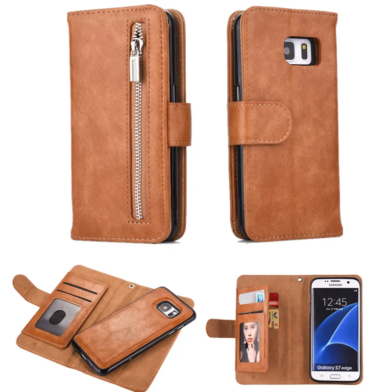 luxury leather for samsung galaxy note 8 note 5 flip phone zipper wallet removable luxury leather for samsung galaxy note 8 note 5 flip phone zipper wallet removable