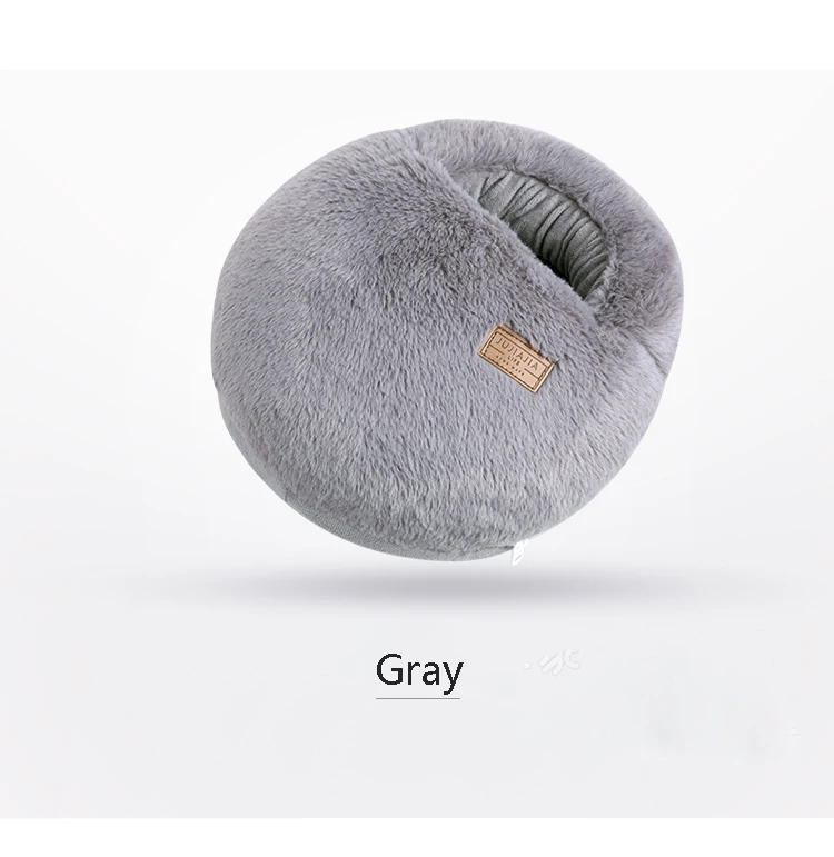 Gray DMWD USB электрическая грелка для ног, грелки, тапочки, обувь, стул, мягкая теплая подушка, зимние ноги, термостат, нагреватель, одеяло, коврик - Цвет: Gray
