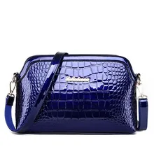 Бренд BARHEE, Крокодиловая женская сумка, натуральная кожа, оболочка, сумка на плечо, модная, Воловья кожа, сумка-мессенджер, с логотипом, Черная