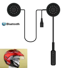 New And Fashion Motorcycle Helmet Wireless Bluetooth Earphone Headset Communication Systems Support Music For Motorbike