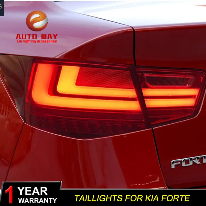 Тюнинг автомобиля тюнинг автомобилей для Kia Forte задние фонари 2014 2018 светодиодные
