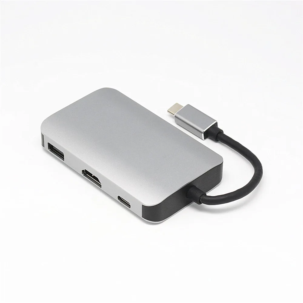 8 в 1 Hub Тип-C к HDMI RJ45 Card Reader адаптер подходит для lenovo Dell ноутбук MacBook huawei P20 Коврики 20 Pro USB C устройств